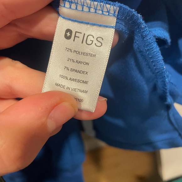 Figs Set Royal Blue - Picture 2 of 7